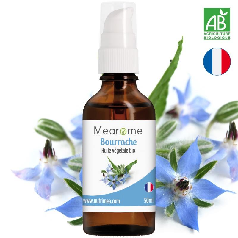 Huile végétale de Bourrache 50 ml  Plastimea